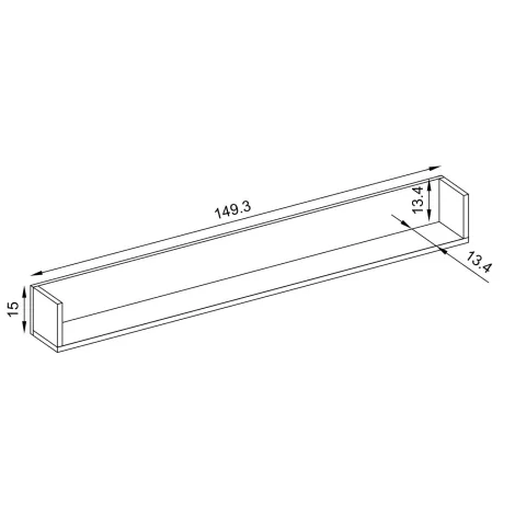 Wohnzimmerset RTV Orvieto Set, Eiche/Antrazit - 11